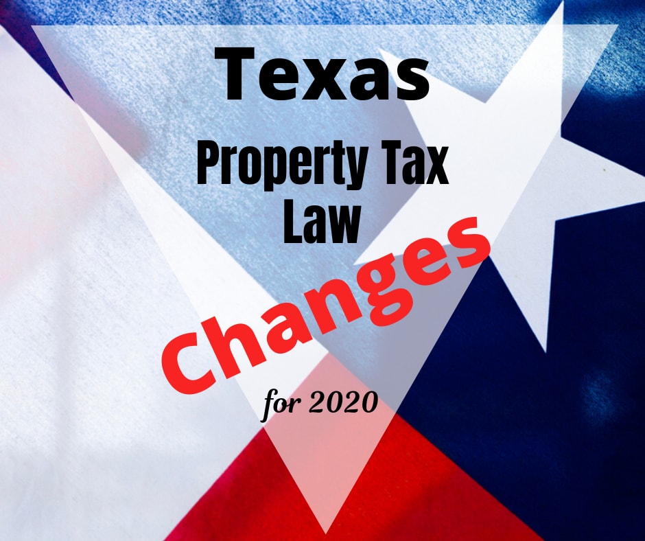 Texas property tax law changes